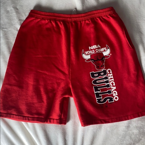 1991 Vintage Chicago Bulls World Champion Shorts - Picture 1 of 1